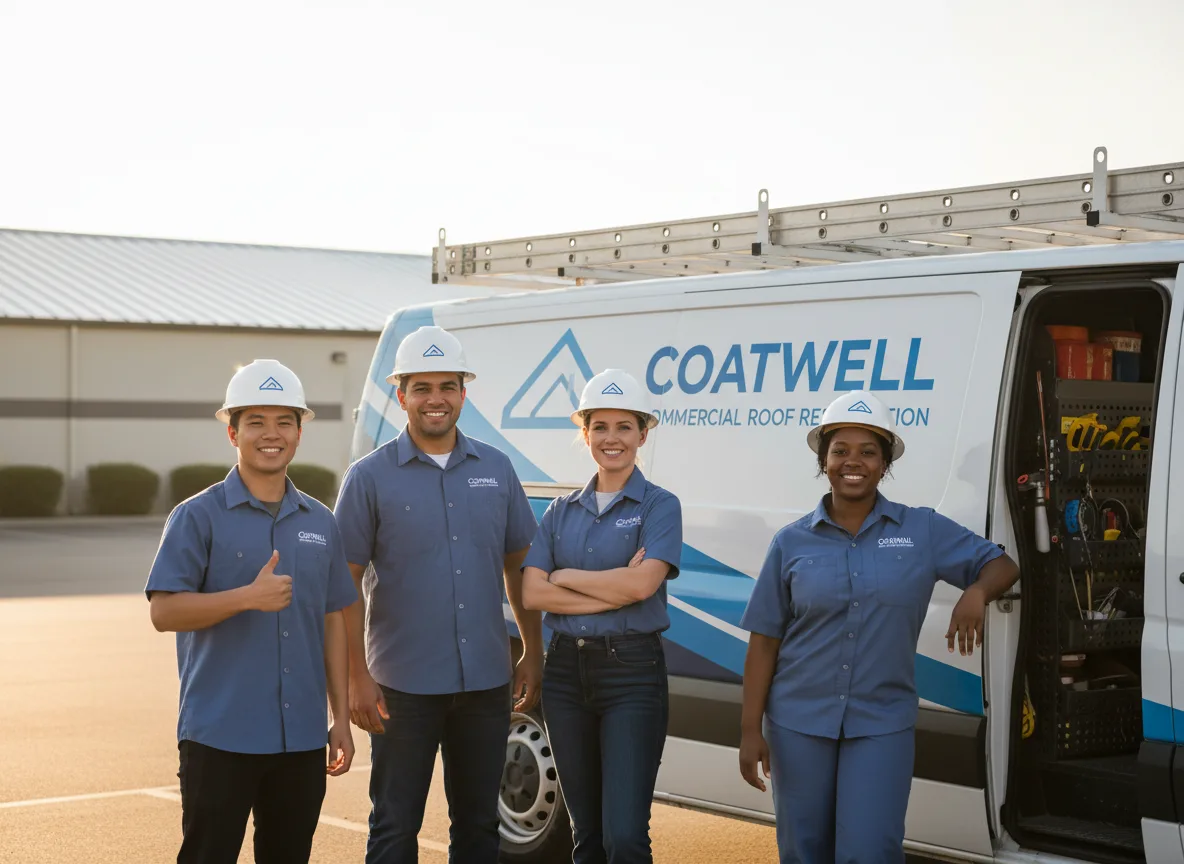Commercial roof coating company in Maupin, OR